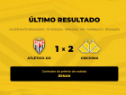 Confira quem venceu o Bolão Bistek da partida entre Atlético/GO e Criciúma