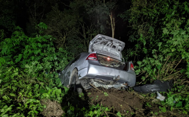 Homem morre após saída de pista em Forquilhinha
