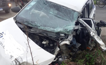 Acidente deixa vítima presa nas ferragens do carro em Criciúma