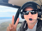 Confira como está a volta ao mundo de helicóptero de piloto criciumense
