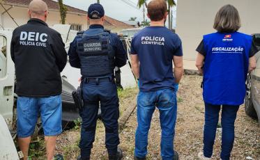 Santa Catarina registra maior apreensão de peças de veículos roubados em operação da Polícia Civil