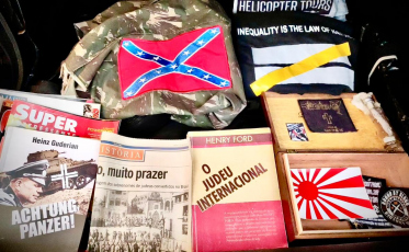 Diversos materiais em apologia ao nazismo são apreendidos em Laguna 