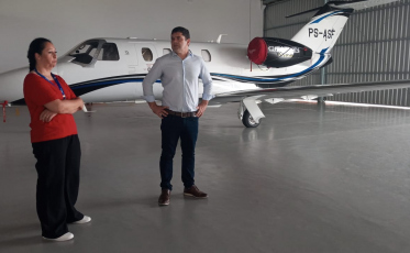Secretário visita aeroportos de Jaguaruna e Forquilhinha