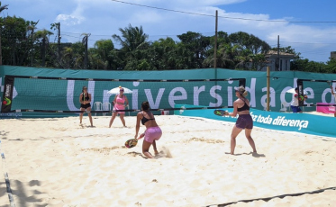 Acompanhe o segundo dia de Desafio Unesc de Beach Tennis