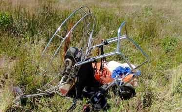 Homem morre após queda de paramotor em Balneário Gaivota