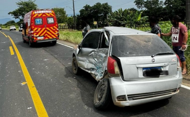 Idoso fica ferido após acidente em Jacinto Machado