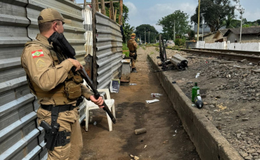 PM intensifica presença no Pinheirinho, em Criciúma