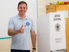 Candidatos da Amrec comparecem para votar