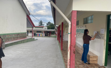 Eleições 2024: 78,6% comparecem para votar no EEB Padre Miguel Giacca