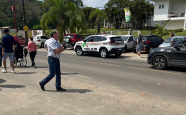 PM é acionada para verificar ocorrência na Escola Hercílio Luz