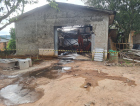 Incêndio destrói depósito de materiais de construção em Sombrio