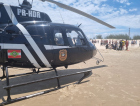 ((Vídeo)) Arrastado por correnteza, homem se afoga e é resgatado de helicóptero em praia