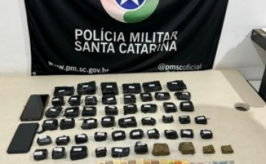 Tráfico de drogas: Ponto estratégico é desarticulado na divisa entre SC e RS