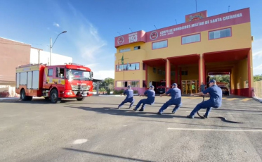 Dia do Desafio com atividades físicas é promovido pelos bombeiros de Içara