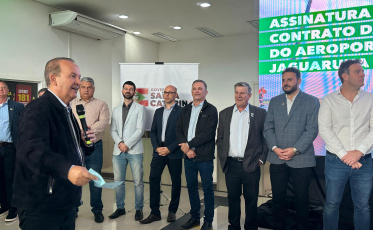 Jaguaruna dá passo histórico: consórcio assume gestão do aeroporto regional