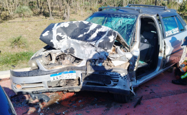 [Atualizada] Acidente de carro deixa feridos em Balneário Rincão