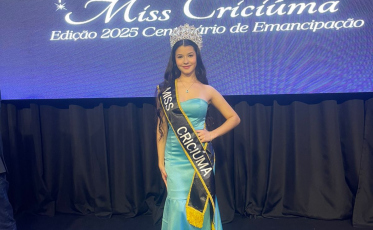 Beleza e história: Miss Criciúma 2025 é coroada em noite de glamour no Nações Shopping
