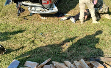Motorista é preso com quase 100kg de maconha após perseguição na BR-101
