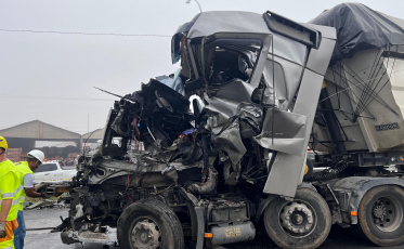 Acidente em Sangão: pistas liberadas nos dois sentidos da BR-101