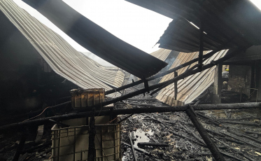 [Vídeo] Incêndio de grande proporção atinge Casa da Omã em Forquilhinha