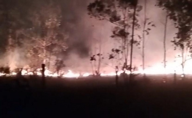 Incêndio mobiliza bombeiros por mais de quatro horas em Araranguá