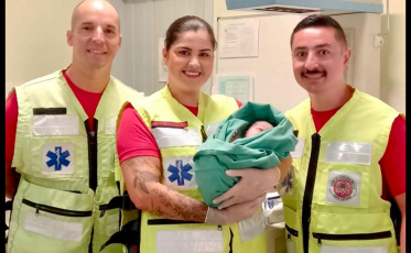 Jovem dá a luz em ambulância de Bombeiros em Içara