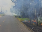 ((Vídeo)) Via de acesso Sul do Rincão é trancada por conta de incêndios