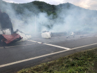 Acidente com carreta interdita BR-101 no Sul Catarinense