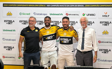 ((Vídeo)) Criciúma apresenta Gabriel Novaes e Neto Pessoa 