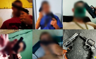 Quatro são indiciados por roubos armados em Criciúma; Dois foram presos