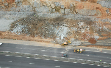 Trecho da BR-101 será interditado para detonação de rochas