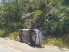 Capotamento deixa homem gravemente ferido em Siderópolis