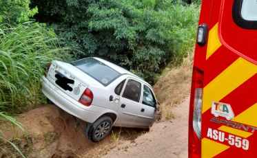 Saída de pista deixa mulher e criança feridas em Urussanga