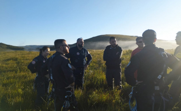 Resgate aéreo: três pessoas feridas em trilha são socorridas no Cânion Fortaleza