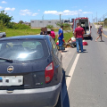 Motociclista sofre ferimentos graves após colisão em Morro da Fumaça