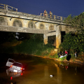 Motorista morre após capotar em rio de Forquilhinha