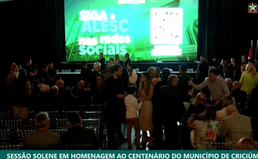 Alesc realiza neste momento sessão solene pelos 100 anos de Criciúma