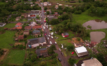Defesa Civil confirma três tornados em Santa Catarina; Litoral Sul registra chuvas intensas