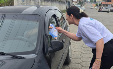 Morro da Fumaça abre Novembro Azul com blitz educativa
