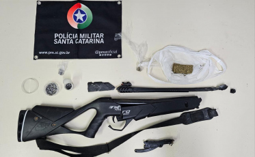 Homem é preso após tentativa de homicídio com arma de pressão em Urussanga