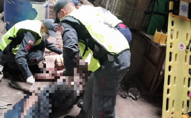 Trabalhador fica gravemente ferido após queda de quatro metros em Morro da Fumaça