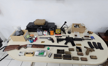 Operação apreende armas ilegais em Criciúma e Nova Veneza