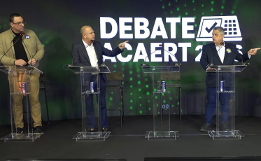 Energia, saúde e enchentes dominam o primeiro confronto entre candidatos ao Governo de SC 