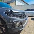  Acidente de trânsito em frente à Escola Coelho Neto deixa danos materiais
