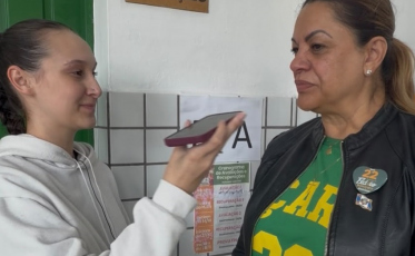 Dalvania Cardoso destaca tranquilidade na votação em Içara