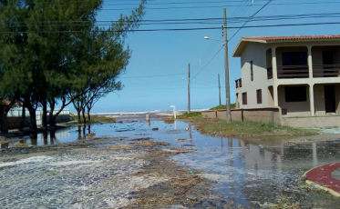 Nova ressaca e estragos na região