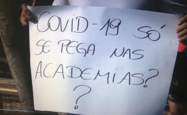 Profissionais pedem a reabertura das academias em Santa Catarina 