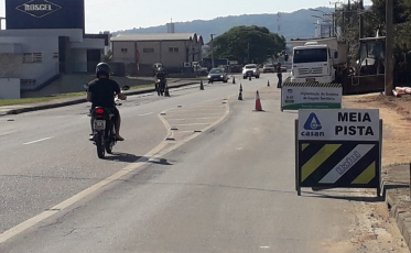 Obras de esgoto do São Luiz chegam à Rodovia Luiz Rosso 