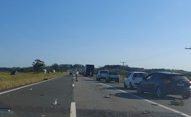 Acidente na BR-101 entre Morro da Fumaça e Sangão