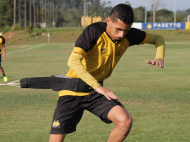 Treino físico na manhã desta sexta-feira (Foto: Celso da Luz / Criciúma EC)